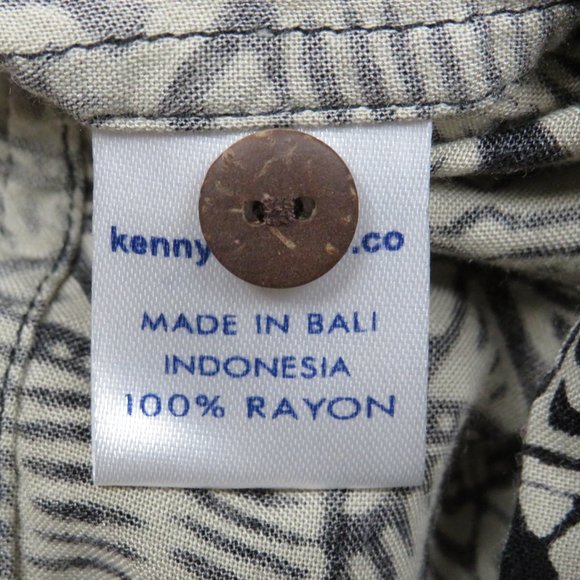 Kenny‎ Flowers* Women's Short Sleeve Button Down One Chest Pocket Blouse~3XL - Picture 4 of 8